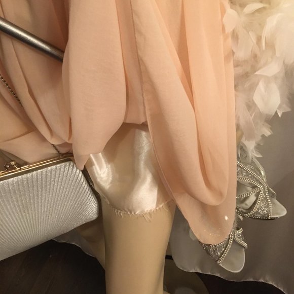 ADORABLE vintage peach baby doll style FAIRY DRESS! - Picture 9 of 16